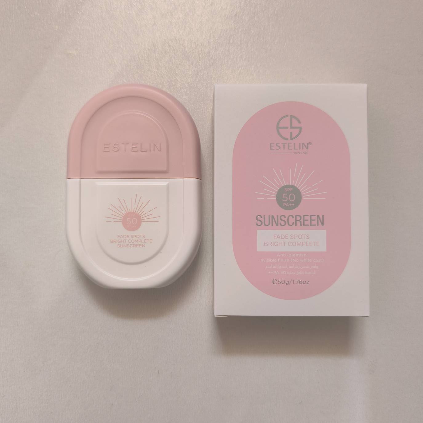 ضد افتاب  فلوییدی استلینspf50حجم50میل ضدلک و روشن کننده